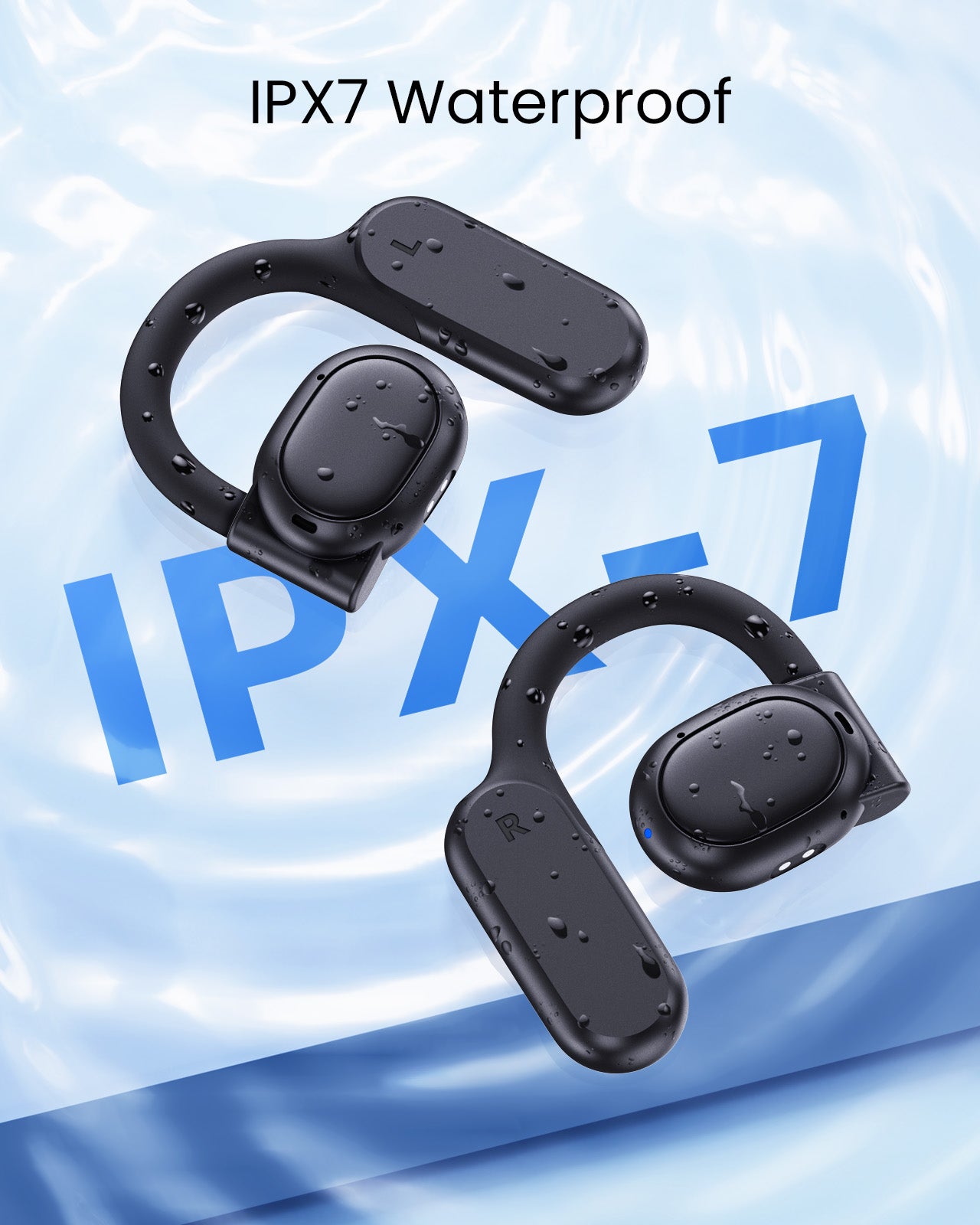 AI Translation Earbuds Real Time 164 Languages 80H Playtime Translator Ear Buds Audifonos Traductores Inglés Español Wireless Earphones Bluetooth Headphones for Travel Business Meeting Learning Black